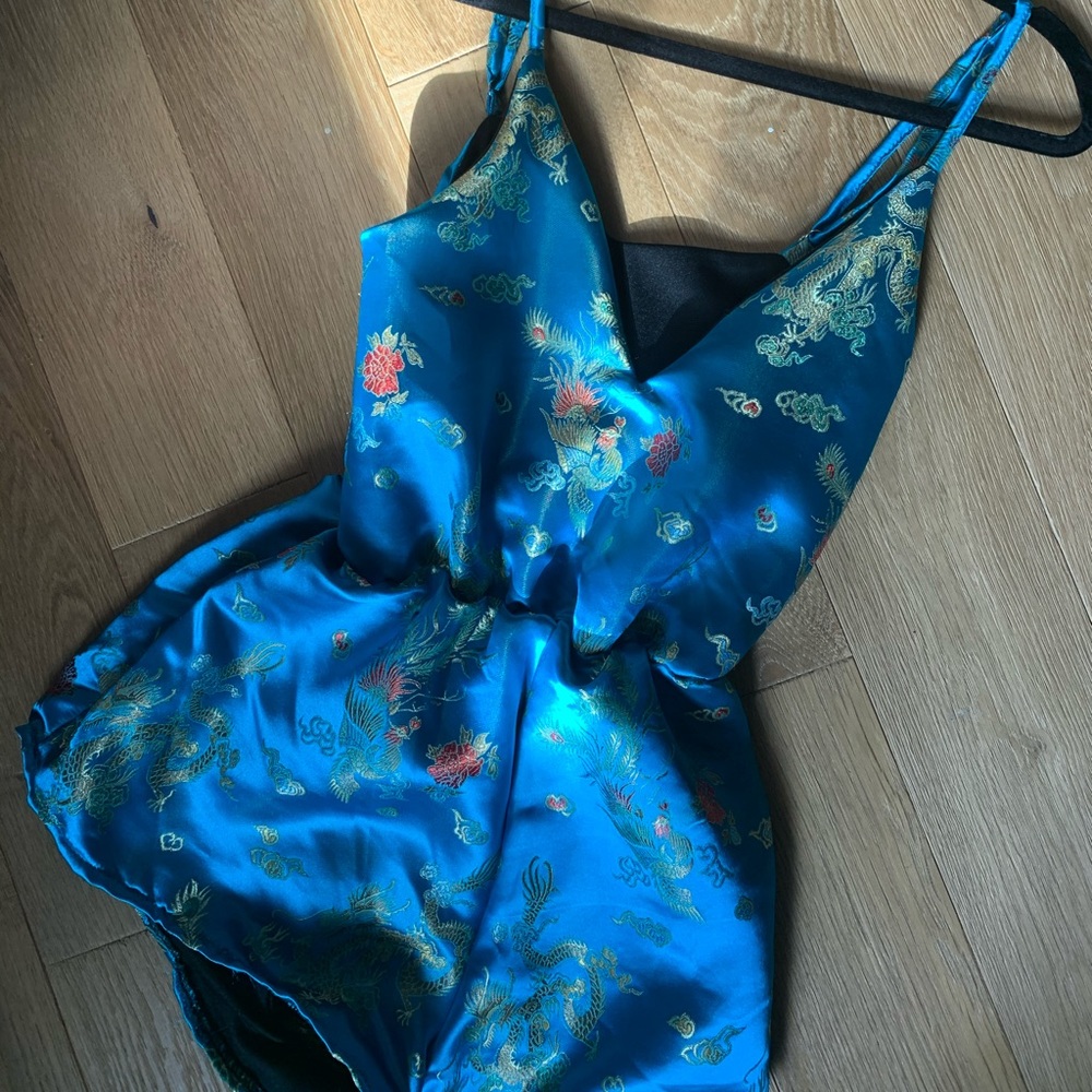 O’Mighty Chinese Dragon Silk Romper